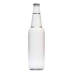 3d render of isolated beer or liquor alcohol glass bottles on transparent background in png format