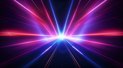 Colorful radioactive gradient abstract graphic poster PPT background, futuristic technology-sense abstract art background