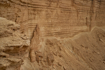 Mountains, An erosion formation in the desert near Elephant Rock, near Al-Ula, Saudi Arabia