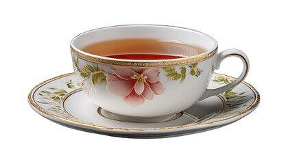 cup of tea on a transparent background