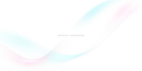 point flow particle wave curve pattern concept of technology modern illustrations