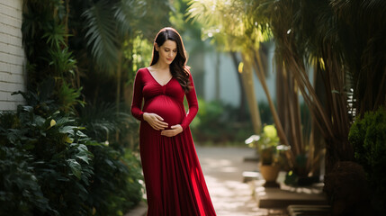 Blooming Beauty: High-Res Maternity Portraits, Every Dress a Dream
