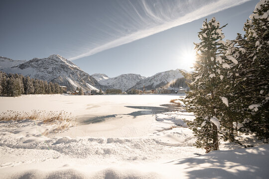 Arosa in winter