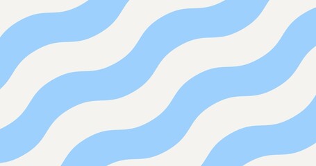 Waves cartoon abstract background animation. Good for intro, titles, opener, etc. Seamless loop. Sweet children animation. Sea style