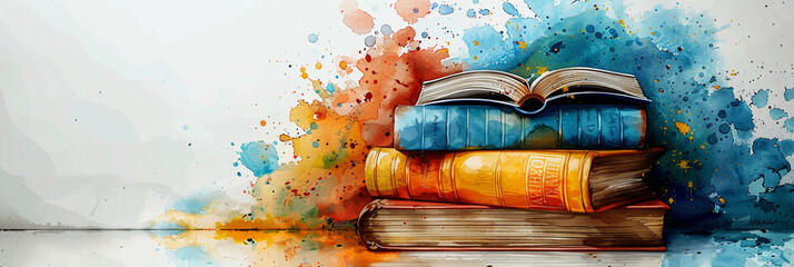 Stack of Books Resting on Each Other