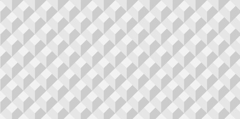 Minimal cubes geometric tile and mosaic wall grid backdrop hexagon technology wallpaper background. White and gray block cube structure backdrop grid triangle texture vintage design.