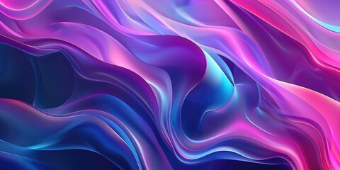 Obraz premium purple blue abstract wavy background