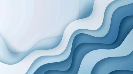 Abstract blue and white wave pattern background design