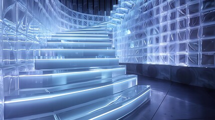 Obraz premium Glass Stairs