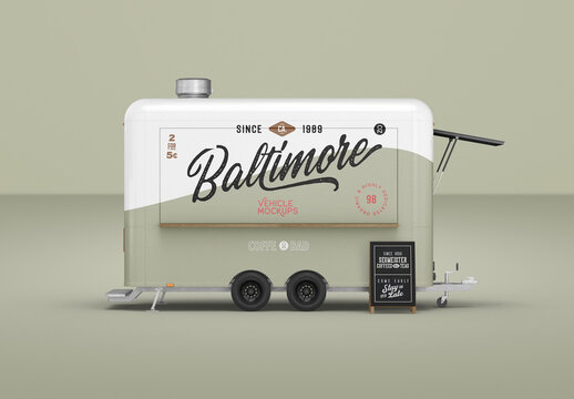 Food Trailer Mockup