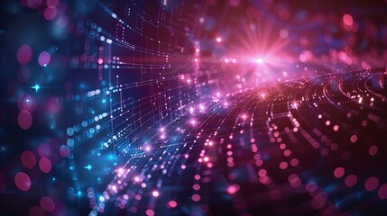 Obraz premium Bright Abstract Digital Background