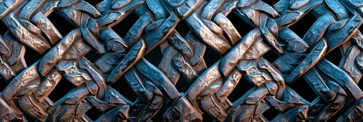 pattern featuring Celtic knotwork, characterized by interwoven lines and intricate geometric shapes from ancient Celtic art and metalwork.