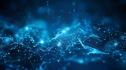 Futuristic Digital Network Background