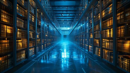 Obraz premium Library of Knowledge