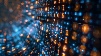 Obraz premium Digital Data Stream