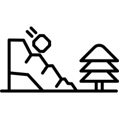 Landslide Icon