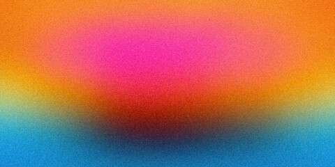 Vibrant gradient image blending intense shades of orange, pink, and blue. Perfect for digital art, web design, modern creative projects. This dynamic and colorful background brings energy and vibrancy