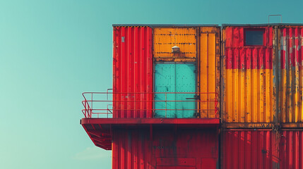 Fototapeta premium container