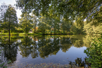 Parkteich am Tiergehege Hildburghausen (Thüringen, Deutschland)