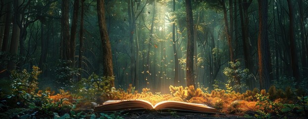 Like a forest untouched by time, let your thoughts expand endlessly across the empty page.