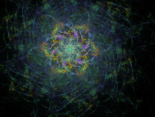 Imaginatory fractal abstract background Image