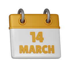 14 March 3d icon