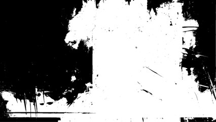 Grunge Background. Rough, scratch, splatter grunge pattern design. Overlay texture. Sketch grunge design. Black and white Grunge texture. Vector illustration.