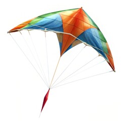 Isolated beach kite on a white background