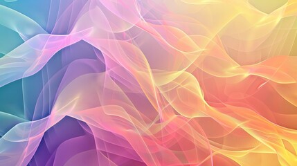 Obraz premium An abstract background blending rainbow colors