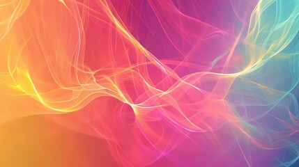An abstract background blending rainbow colors