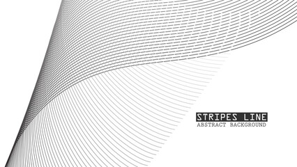 White abstract background with dynamic curve line