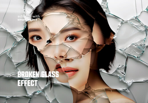 Broken Glass Effect with Ai Elements