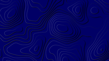 Multi layers blue texture 3D papercut layers in gradient vector banner. Abstract paper cut art background design for website template.