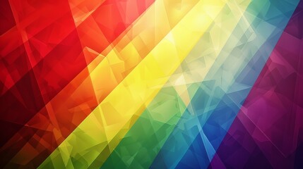 Obraz premium An abstract background featuring a rainbow flag prride month