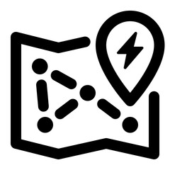 EV Charging Network Icon