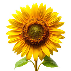 Fototapeta premium Sunflower PNG with Transparent Background