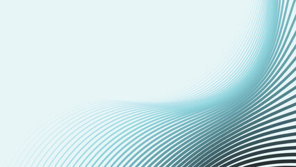 White abstract background with dynamic curve line