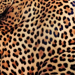 Fototapeta premium leopard skin texture close up 