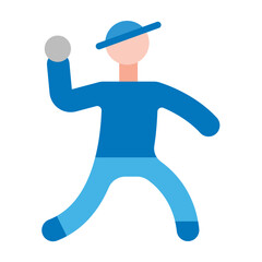 Pitcher Flat Icon Design