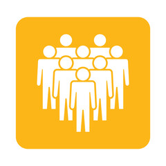 Symbol, ikona ludzi. Plik wektorowy.