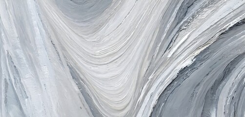 Abstract gray and white texture background of oil painting 