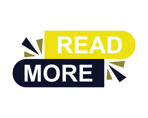 read more button isolated on a white background