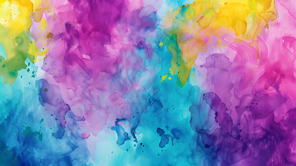 Multicolored watercolor background