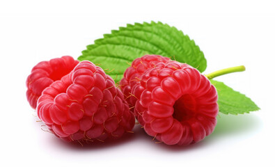 Macro from fresh Raspberries