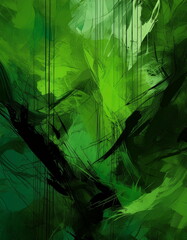 Obraz premium green grunge background, green grunge texture wallpaper