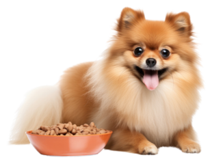 PNG Pomeranian dog mammal animal.