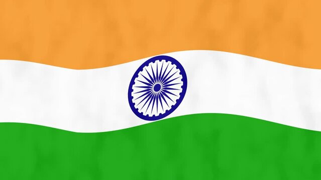 Flag animation, Seamless loop animation 