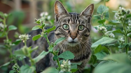 Catnip an alternative name for Nepeta cataria or Catwort