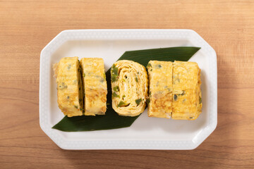 ［三陸産］めかぶ入り卵焼き