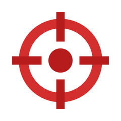 Obraz premium Target Flat Icon Design